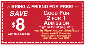 2014 Expo 2 for 1 Coupon