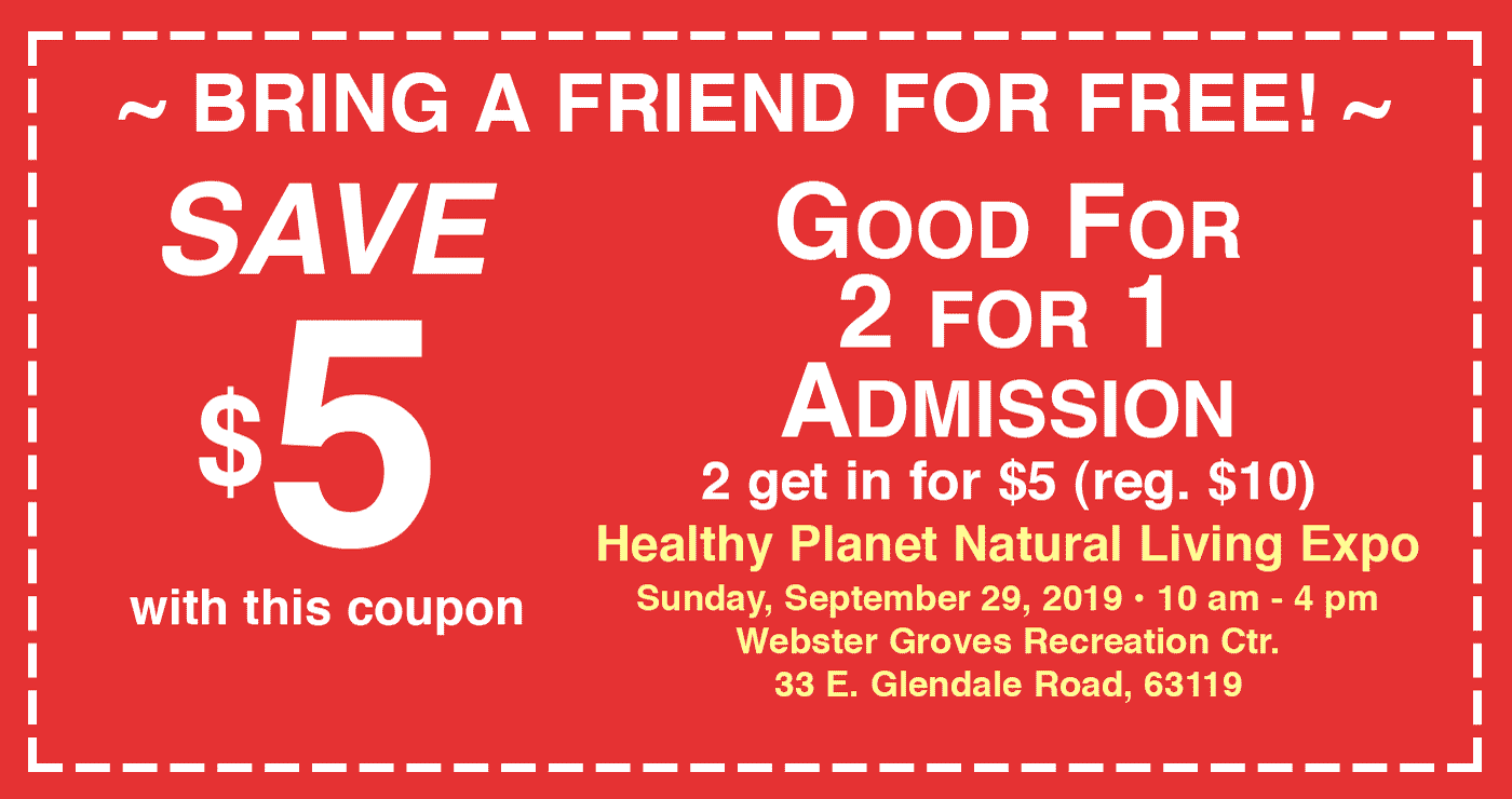 Healthy Planet Fall Expo 2 for 1 coupon