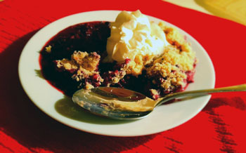 Apple Berry Stevia Crumble