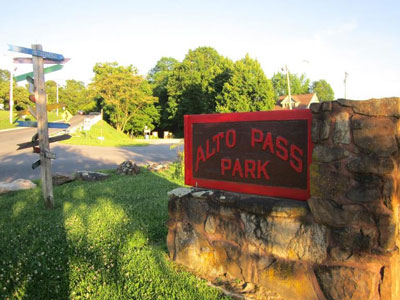 Alto Pass Park Sign